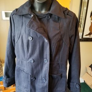 Navy blue short coat